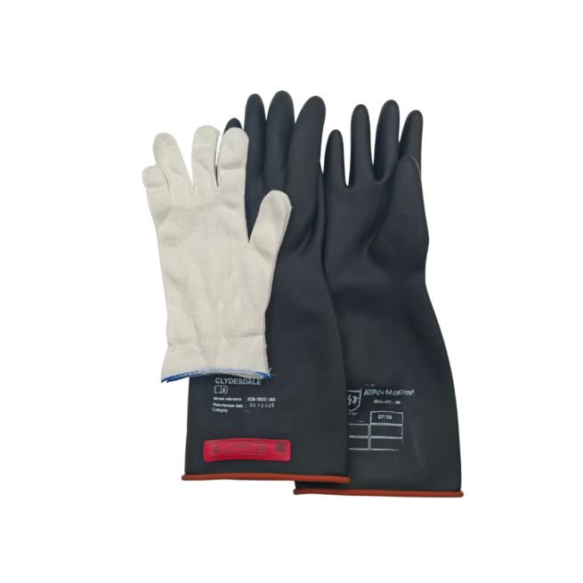 550574mo handschoenen incl. onderhandschoenen boxtest klasse 4 = 7ka 0,5s, 150mm