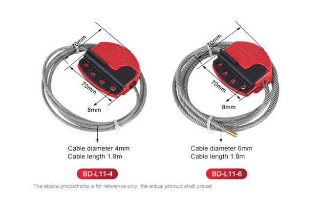 instelbare kabelvergrendeling infr6568