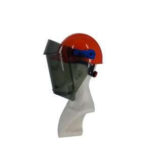 Gelaatsbescherming 25cal/cm² incl. helm Oranje, met nieuw scharniersysteem