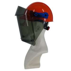 Gelaatsbescherming 25cal/cm² incl. helm Oranje, met nieuw scharniersysteem