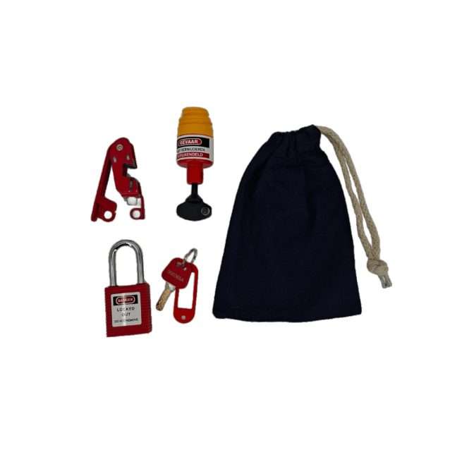 loto setje vop in katoenen opbergzakje.