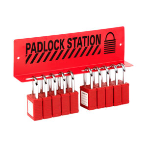 hangslotstation van staal