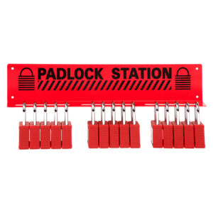 hangslotstation van staal